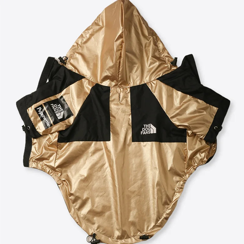 Dog Raincoat and Windbreaker Jacket for Small to Large Breeds, Ideal for French Bulldogs and Chihuahuas