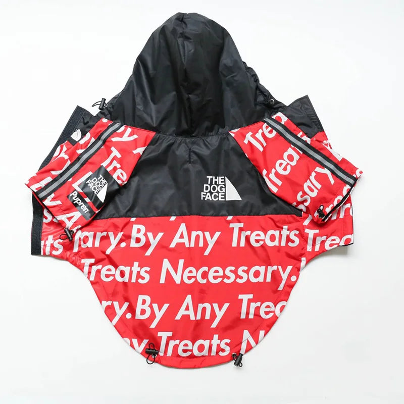 Dog Raincoat and Windbreaker Jacket for Small to Large Breeds, Ideal for French Bulldogs and Chihuahuas