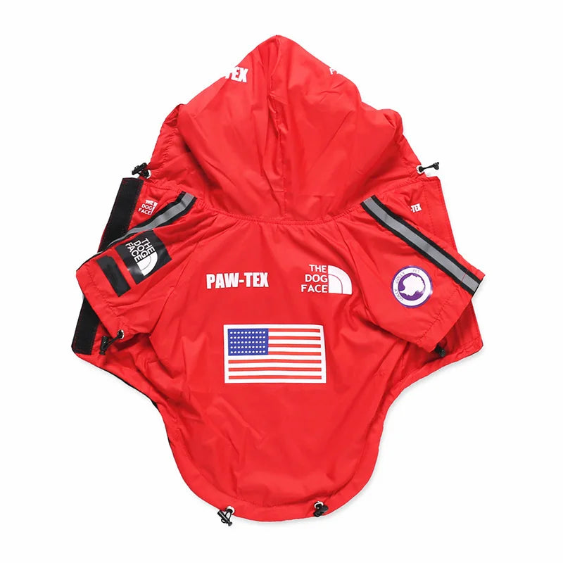 Dog Raincoat and Windbreaker Jacket for Small to Large Breeds, Ideal for French Bulldogs and Chihuahuas
