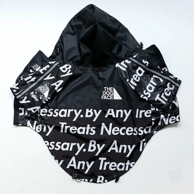 Dog Raincoat and Windbreaker Jacket for Small to Large Breeds, Ideal for French Bulldogs and Chihuahuas
