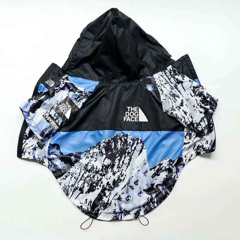 Dog Raincoat and Windbreaker Jacket for Small to Large Breeds, Ideal for French Bulldogs and Chihuahuas