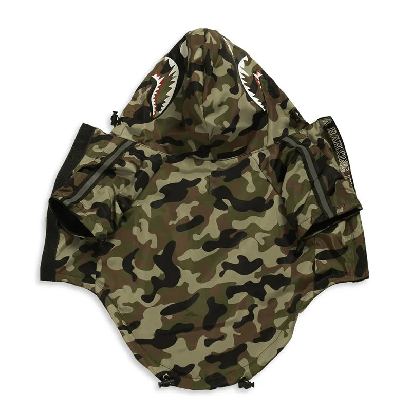 Dog Raincoat and Windbreaker Jacket for Small to Large Breeds, Ideal for French Bulldogs and Chihuahuas
