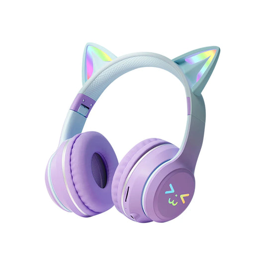 Casque Bluetooth Licorne Enfant-HD Voice, RGB Glow & sécurité Auditive.