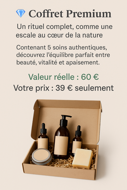 Coffret Premium – 5 produits (39 €)